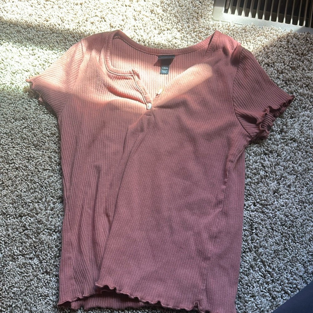 Art Class shirt Large (10/12) Brown